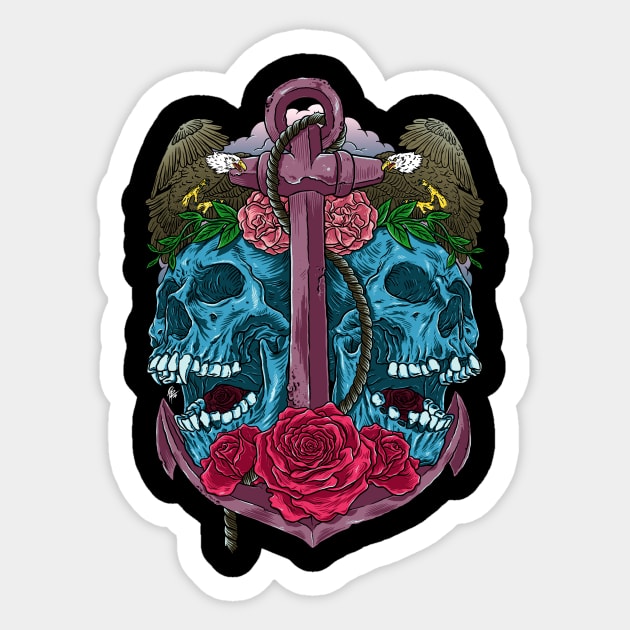 DEATH DOWN BELOW Sticker by skowl